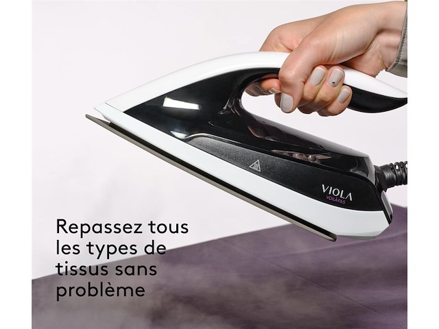 Viola stoomstrijkijzer 65 bar krachtige stoomslag anti-kalk strijken - afbeelding 4 van  4
