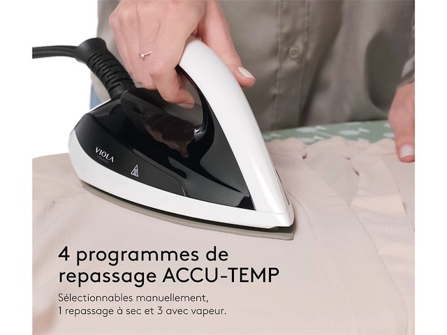 Viola stoomstrijkijzer 65 bar krachtige stoomslag antikalk strijken - afbeelding 3 van  4