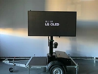 Viplex p8 tekstkar led scherm op aanhangwagen op accu,s en 220volt - afbeelding 28 van  49