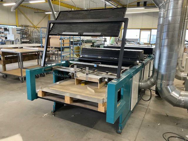 Viprotech inline zeefdrukmachine, 3/4 automaat - afbeelding 4 van  10