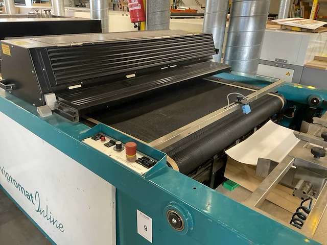 Viprotech inline zeefdrukmachine, 3/4 automaat - afbeelding 7 van  10