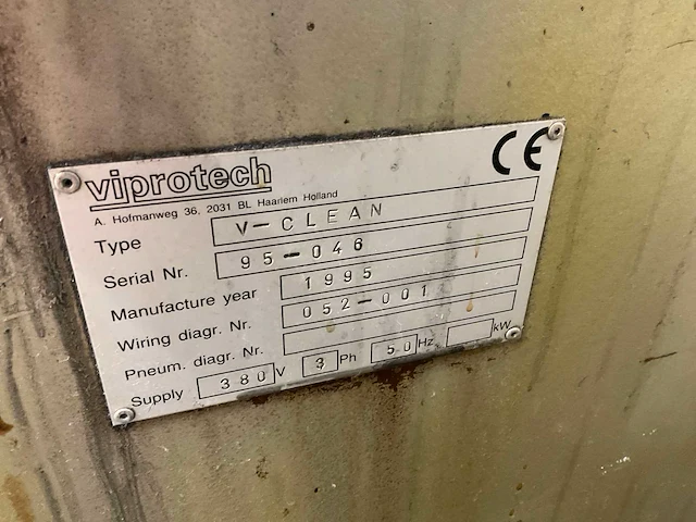 Viprotech v-clean zeefwasinstallatie - afbeelding 3 van  5