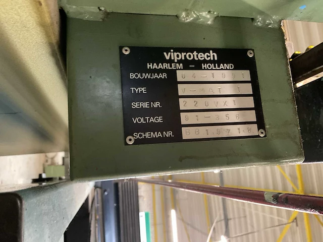 Viprotech v-mat 1 zeefdrukmachine, halfautomaat - afbeelding 8 van  8