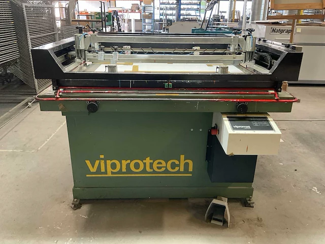 Viprotech vipromat zeefdrukmachine, halfautomaat - afbeelding 1 van  9