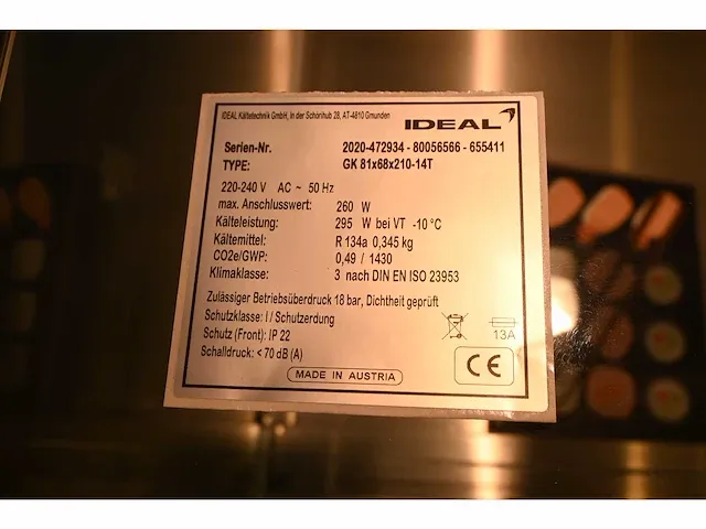 Viresmo - nordcap - 14 - gekoeld rvs smart afhaalsysteem vakkenkast - showroom model - afbeelding 7 van  9