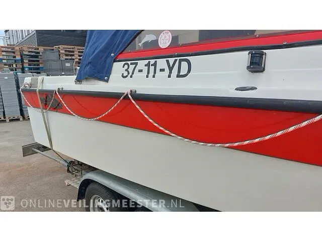 Vis / toerboot oldenburger 17, met yamaha 80 pk en boottrailer - afbeelding 7 van  61