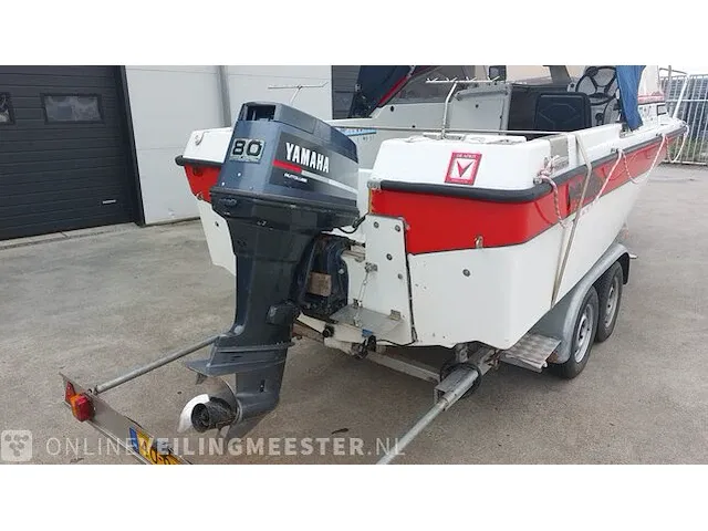 Vis / toerboot oldenburger 17, met yamaha 80 pk en boottrailer - afbeelding 10 van  61