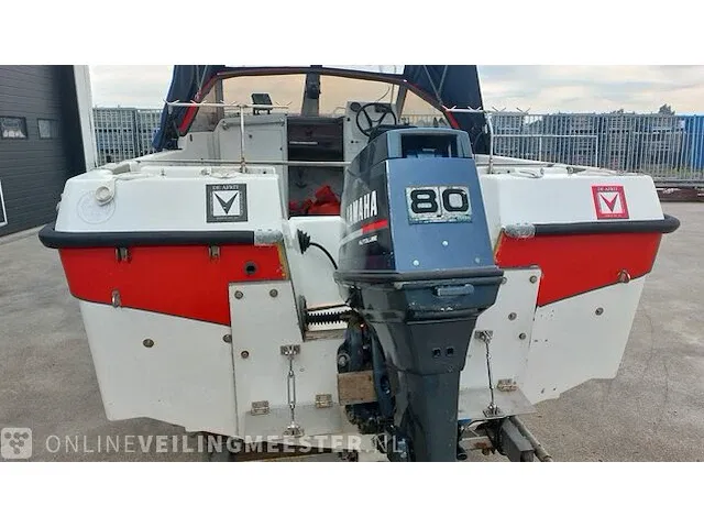 Vis / toerboot oldenburger 17, met yamaha 80 pk en boottrailer - afbeelding 11 van  61