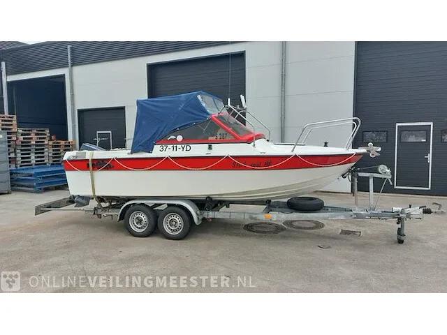 Vis / toerboot oldenburger 17, met yamaha 80 pk en boottrailer - afbeelding 1 van  61
