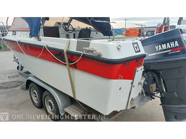 Vis / toerboot oldenburger 17, met yamaha 80 pk en boottrailer - afbeelding 13 van  61
