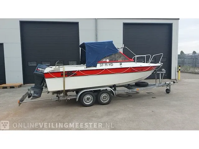 Vis / toerboot oldenburger 17, met yamaha 80 pk en boottrailer - afbeelding 12 van  61