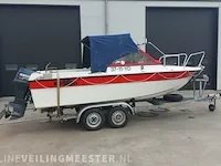 Vis / toerboot oldenburger 17, met yamaha 80 pk en boottrailer - afbeelding 12 van  61