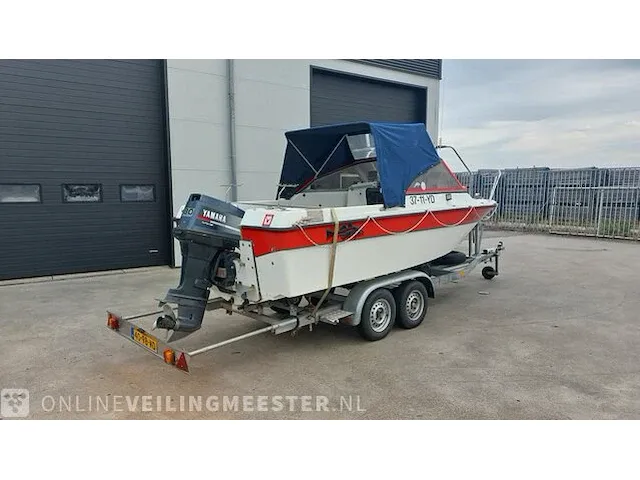 Vis / toerboot oldenburger 17, met yamaha 80 pk en boottrailer - afbeelding 23 van  61