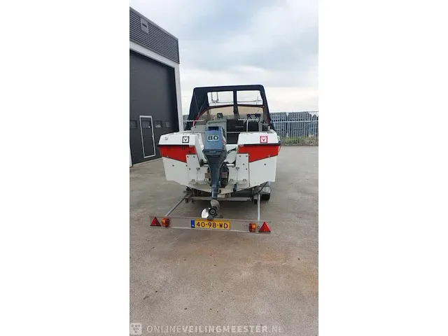 Vis / toerboot oldenburger 17, met yamaha 80 pk en boottrailer - afbeelding 34 van  61