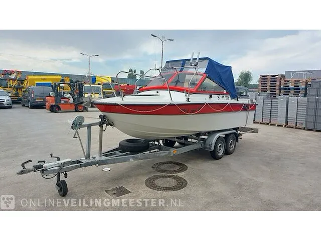 Vis / toerboot oldenburger 17, met yamaha 80 pk en boottrailer - afbeelding 59 van  61