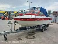 Vis / toerboot oldenburger 17, met yamaha 80 pk en boottrailer - afbeelding 59 van  61