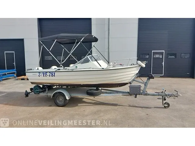 Vis / toerboot with vital 15 met boottrailer, vital 15 - afbeelding 1 van  42