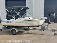 Vis / toerboot with vital 15 met boottrailer, vital 15