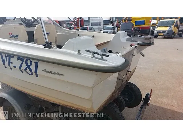 Vis / toerboot with vital 15 met boottrailer, vital 15 - afbeelding 14 van  42