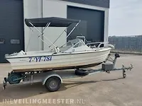 Vis / toerboot with vital 15 met boottrailer, vital 15 - afbeelding 12 van  42