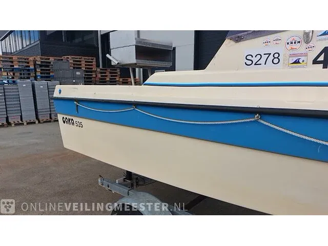 Visboot orka 535 met boottrailer - afbeelding 9 van  44