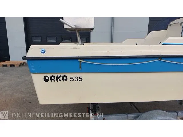 Visboot orka 535 met boottrailer - afbeelding 10 van  44
