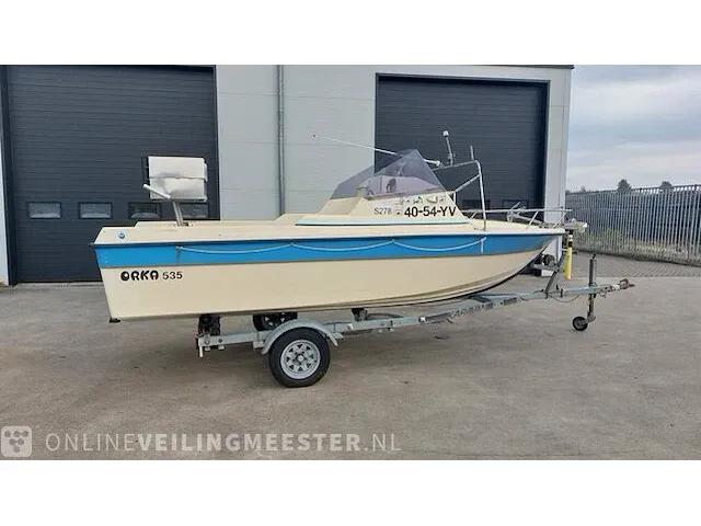 Visboot orka 535 met boottrailer - afbeelding 12 van  44