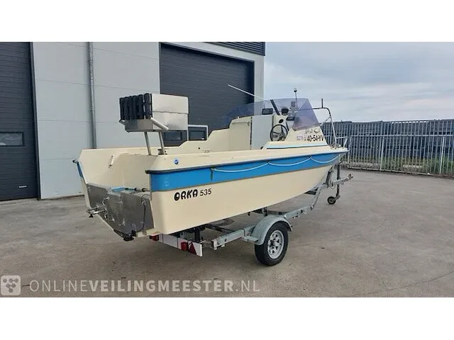 Visboot orka 535 met boottrailer - afbeelding 23 van  44