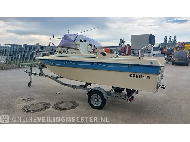 Visboot orka 535 met boottrailer - afbeelding 41 van  44