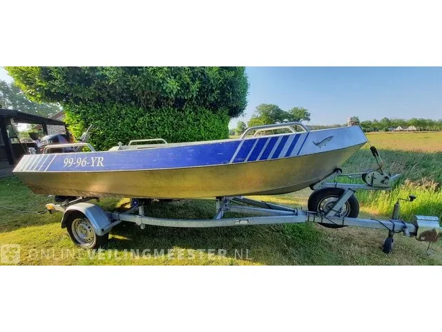 Visboot tin-silver, alluminium, grijs / chroom, bouwjaar 2010 - afbeelding 1 van  7