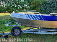 Visboot tin-silver, alluminium, grijs / chroom, bouwjaar 2010 - afbeelding 2 van  7