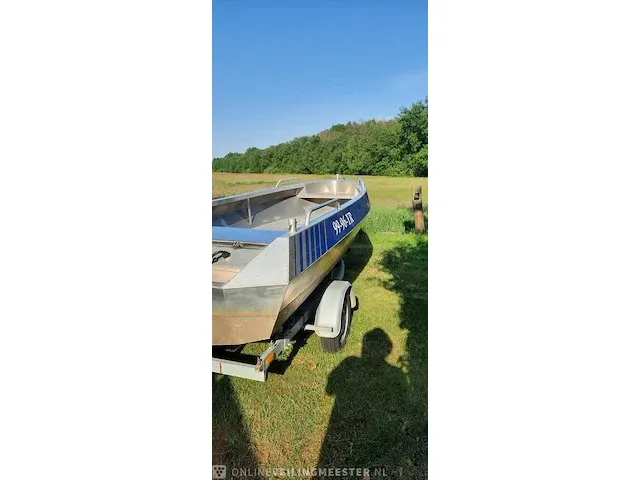 Visboot tin-silver, alluminium, grijs / chroom, bouwjaar 2010 - afbeelding 4 van  7