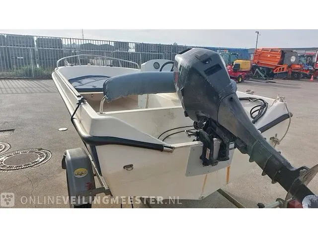 Vis/console boot bryza 410 met suzuki 15 pk buitenboordmotor en riba boottrailer bryza , 410 - afbeelding 8 van  41