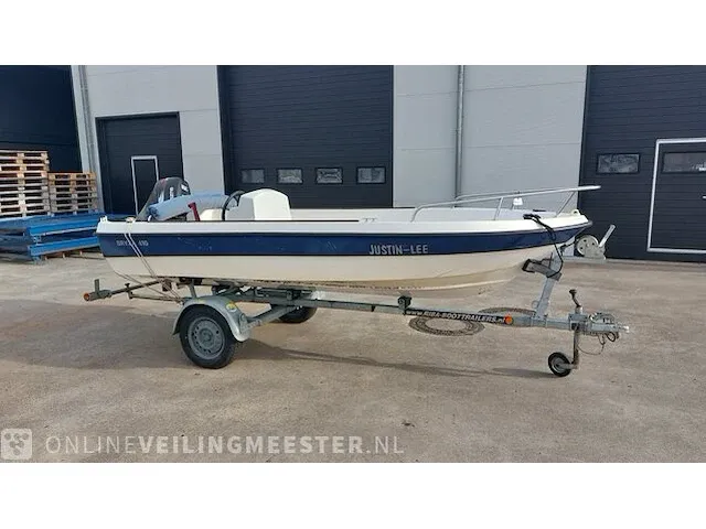 Vis/console boot bryza 410 met suzuki 15 pk buitenboordmotor en riba boottrailer bryza , 410 - afbeelding 1 van  41