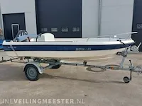 Vis/console boot bryza 410 met suzuki 15 pk buitenboordmotor en riba boottrailer bryza , 410 - afbeelding 1 van  41