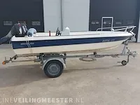Vis/console boot bryza 410 met suzuki 15 pk buitenboordmotor en riba boottrailer bryza , 410 - afbeelding 12 van  41
