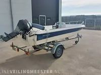 Vis/console boot bryza 410 met suzuki 15 pk buitenboordmotor en riba boottrailer bryza , 410 - afbeelding 23 van  41