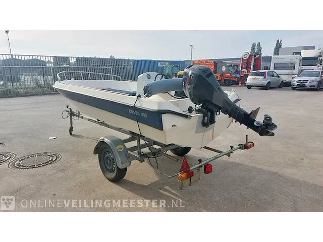 Vis/console boot bryza 410 met suzuki 15 pk buitenboordmotor en riba boottrailer bryza , 410 - afbeelding 37 van  41