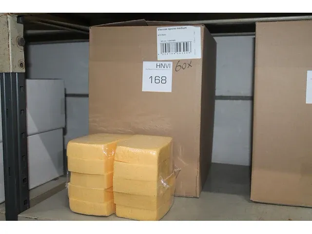 Viscose sponzen medium. 60 stuks. - afbeelding 1 van  2