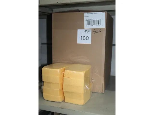 Viscose sponzen medium. 60 stuks. - afbeelding 2 van  2