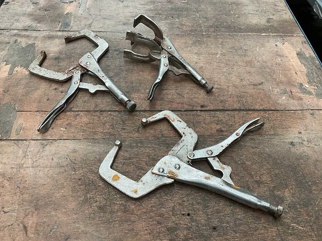 Vise grip 10” verschillende griptangen (3x) - afbeelding 1 van  2