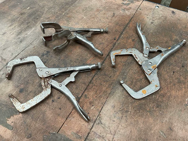 Vise grip 10” verschillende griptangen (3x) - afbeelding 2 van  2