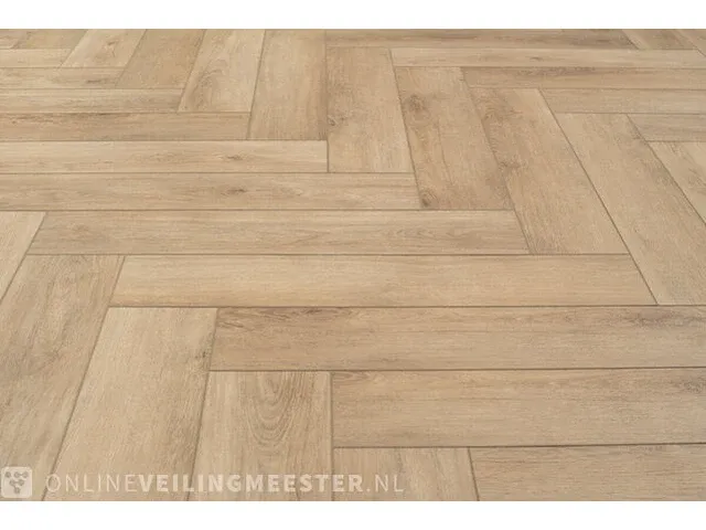 Visgraat click pvc - 61,09m2 floer, ijssel onbehandeld - afbeelding 3 van  6