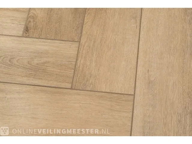Visgraat click pvc - 61,09m2 floer, ijssel onbehandeld - afbeelding 5 van  6