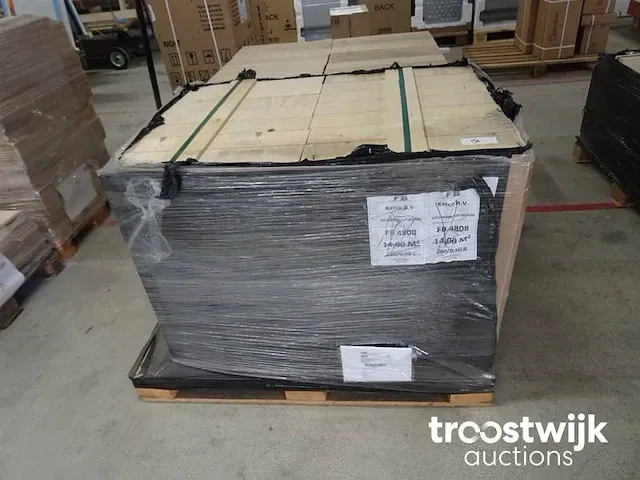 Visgraat lamelparket eiken, ca 28 m2 - afbeelding 1 van  5