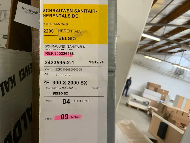 Vismara vetro 7000 2020 douchedeur - afbeelding 2 van  2