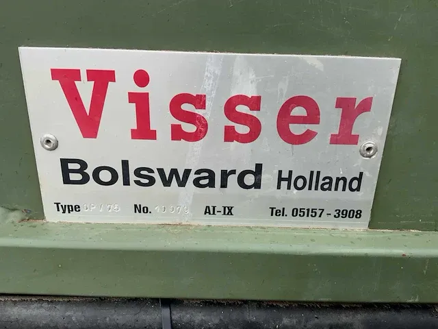 Visser 0pv75 aardappel/uien opschepmachine - afbeelding 6 van  26
