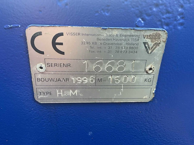 Visser 1996 h.m. hamermolen - afbeelding 4 van  12