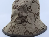 Vissershoedje, maat m (57 cm) gucci, jumbo gg canvas bucket hat - afbeelding 1 van  7