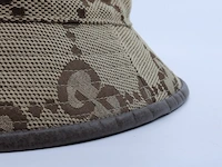 Vissershoedje, maat m (57 cm) gucci, jumbo gg canvas bucket hat - afbeelding 4 van  7